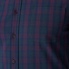 Load image into Gallery viewer, Mizzen+Main City Flannel - Navy Broadway Plaid
