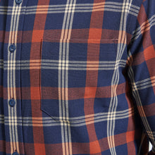 Load image into Gallery viewer, Mizzen+Main City Flannel - Rust/Tan Large Multi Plaid
