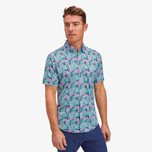 Load image into Gallery viewer, Halyard Short Sleeve - Palm Leaf Print | Mizzen+Main
