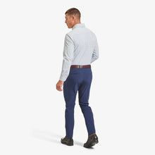 Load image into Gallery viewer, Leeward Dress Shirt - White Blue Windowpane | Mizzen+Main
