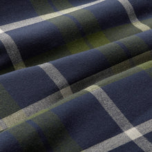 Load image into Gallery viewer, Mizzen+Main City Flannel - Olive/Navy Large Plaid
