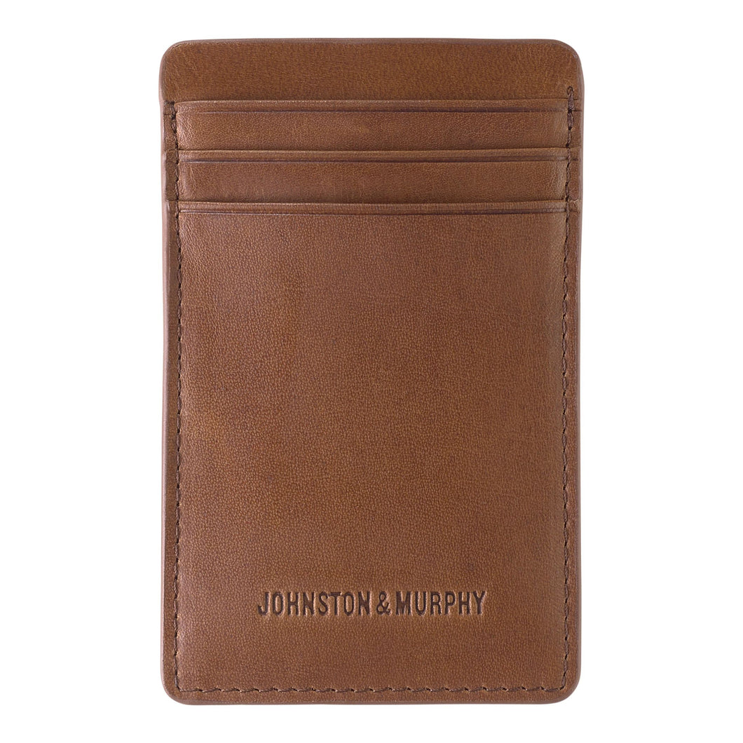Rhodes Money-Clip Wallet - Tan Full Grain | Johnston & Murphy