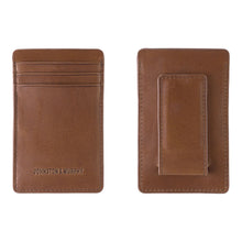 Load image into Gallery viewer, Rhodes Money-Clip Wallet - Tan Full Grain | Johnston &amp; Murphy
