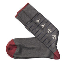 Load image into Gallery viewer, Socks JM Pattern Airplane
