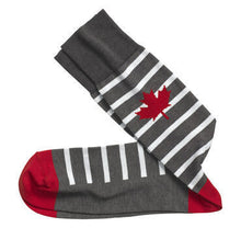 Load image into Gallery viewer, Socks JM Pattern Maple Leaf
