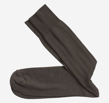 J&M Socks Solid Brown
