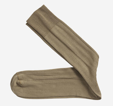 J&M Socks Solid Tan