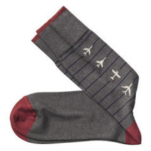 Load image into Gallery viewer, Socks JM Pattern Airplane
