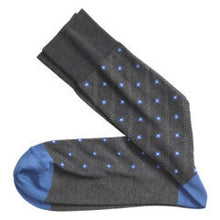 Load image into Gallery viewer, Floating Diamonds Socks - Charcoal | Johnston &amp; Murphy
