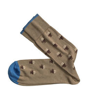 Load image into Gallery viewer, Socks JM Pattern Coffee
