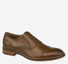 Load image into Gallery viewer, Johnston &amp; Murphy Conard Cap Toe - Tan Italian Calfskin
