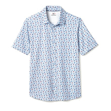 Load image into Gallery viewer, XC4 Performance Knit Button-Navy Skull Print | Johnston &amp; Murphy
