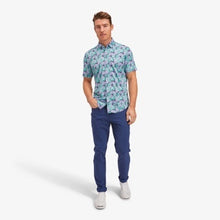 Load image into Gallery viewer, Halyard Short Sleeve - Palm Leaf Print | Mizzen+Main
