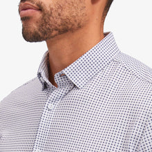 Load image into Gallery viewer, Mizzen + Main Halyard Button Up - Blue Geo Twill Print
