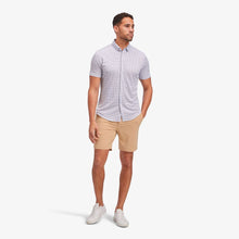 Load image into Gallery viewer, Mizzen + Main Halyard Button Up - Blue Geo Twill Print
