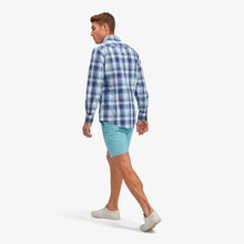 Load image into Gallery viewer, Mizzen + Main Leeward - Navy Aqua Multi Plaid

