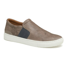 Load image into Gallery viewer, Banks Slip-On-Gray Perfed | Johnston &amp; Murphy
