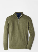 Load image into Gallery viewer, Crown Comfort Interlock Quarter-Zip - Military | Peter Millar
