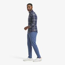 Load image into Gallery viewer, Mizzen+Main City Flannel - Navy/Gray Large Plaid
