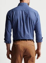 Load image into Gallery viewer, Peter Millar Marrett Cotton Sport Shirt -Atlantic Blue
