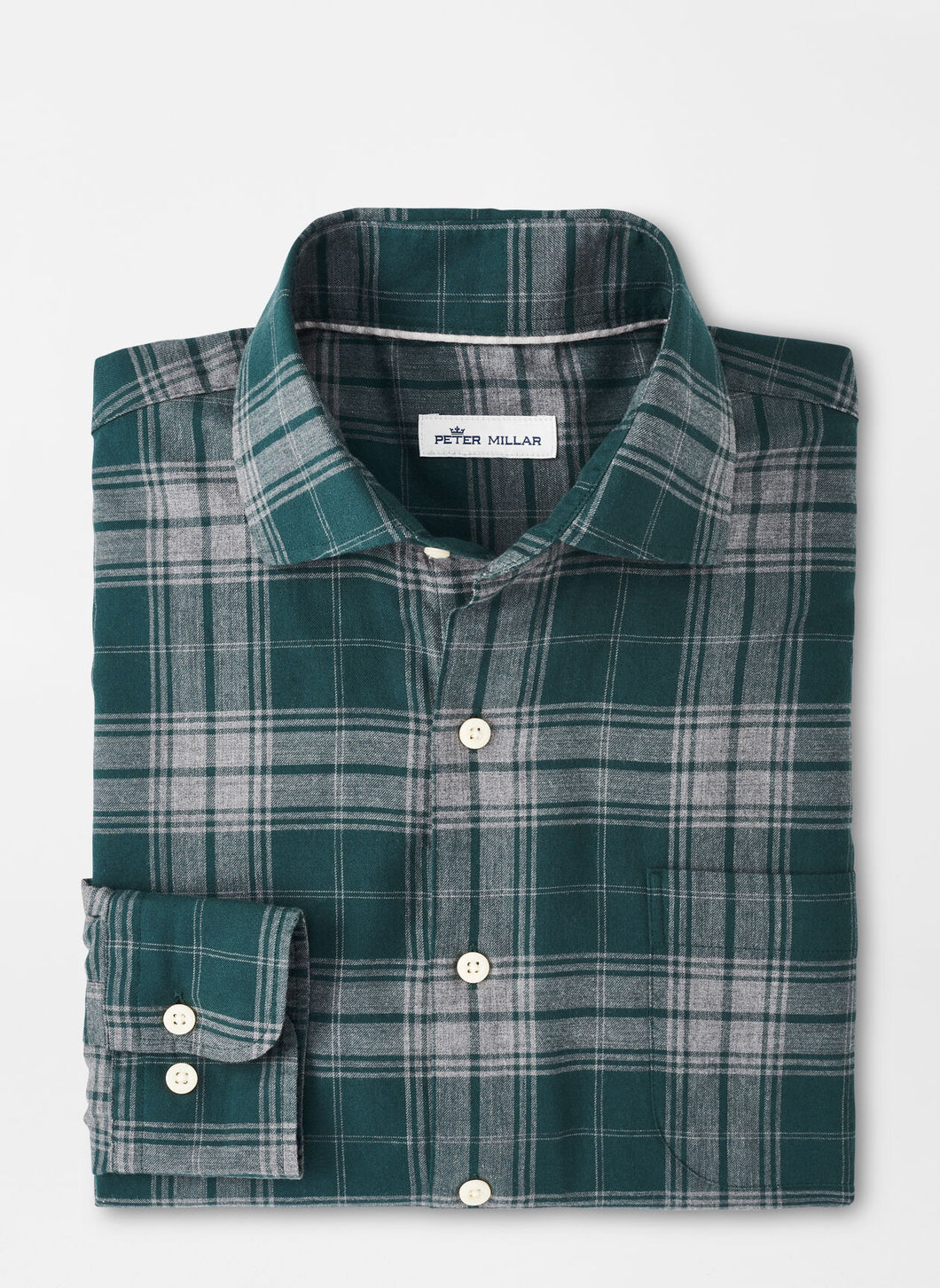 Bantry Autumn Soft Cotton Sport Shirt - Balsam | Peter Millar