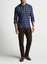 Load image into Gallery viewer, Nowell Autumn Soft Cotton Sport Shirt - Navy | Peter Millar
