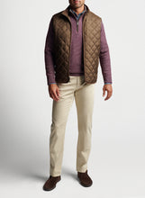 Load image into Gallery viewer, Peter Millar Essex Quilted Travel Vest - Chestnut
