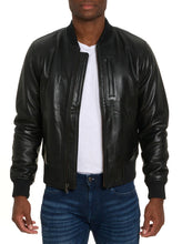 Load image into Gallery viewer, Voyager Leather Coat - Black | Robert Graham
