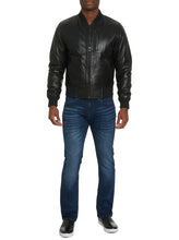 Load image into Gallery viewer, Voyager Leather Coat - Black | Robert Graham
