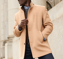 Load image into Gallery viewer, Wool Car Coat - Camel | Johnston &amp; Murphy

