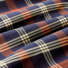 Load image into Gallery viewer, Mizzen+Main City Flannel - Rust/Tan Large Multi Plaid
