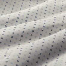 Load image into Gallery viewer, Leeward Dress Shirt - White/Blue Dot Geo Print | Mizzen+Main
