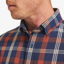Load image into Gallery viewer, Mizzen+Main City Flannel - Rust/Tan Large Multi Plaid
