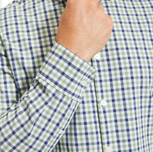 Load image into Gallery viewer, Leeward Dress Shirt - Navy Green Check | Mizzen+Main

