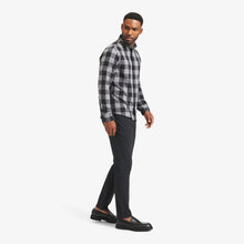 Load image into Gallery viewer, Mizzen+Main City Flannel - Black/Gray Buffalo Check

