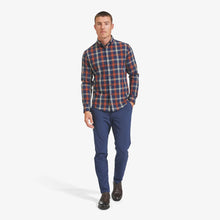 Load image into Gallery viewer, Mizzen+Main City Flannel - Rust/Tan Large Multi Plaid
