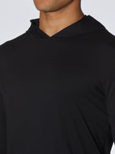 Load image into Gallery viewer, L/S Hooded Curve-Hem - Black | Cuts
