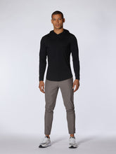 Load image into Gallery viewer, L/S Hooded Curve-Hem - Black | Cuts
