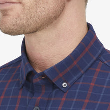 Load image into Gallery viewer, Mizzen+Main City Flannel-Navy Red Multi Large Plaid
