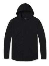 Load image into Gallery viewer, L/S Hooded Curve-Hem - Black | Cuts
