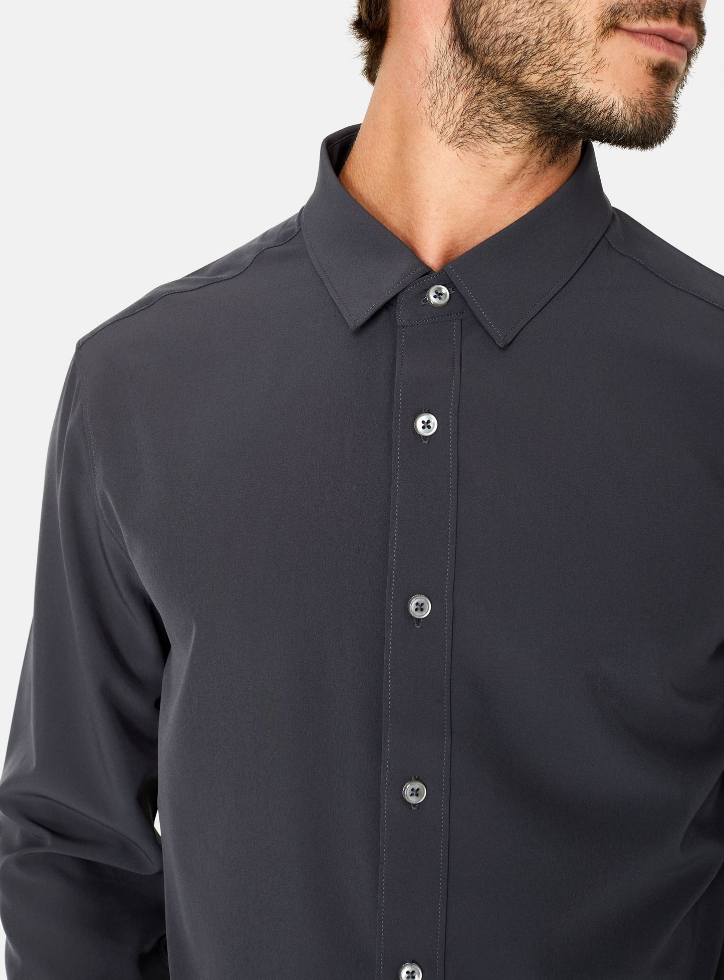 Liberty Long Sleeve Shirt - Charcoal